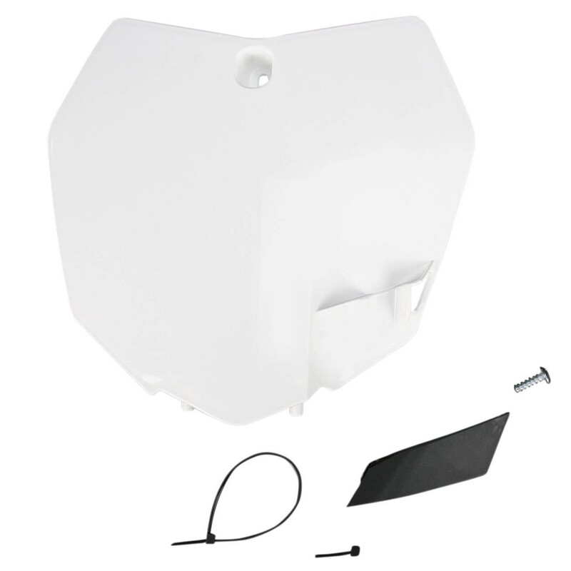 KT04051-047 UFO FRONT # PLATE KTM SX-SXF 2013 WHITE FRONT # PLATE KTM SX-SXF 2013 WHITE BODY PANELS-REPLACEMENT TYPE 