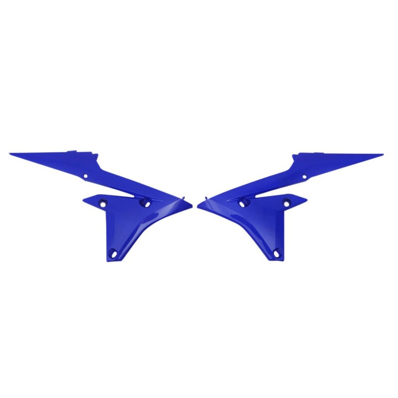 YA04838-089 UFO RADIATOR COVERS YZF250/450 BLUE RADIATOR COVERS YZF250/450 BLUE BODY PANELS-REPLACEMENT TYPE 