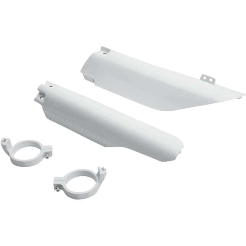 SU03998-041 UFO RM125/250/RMZ450 04-06 FRK PRTCTRS WHITE RM125/250/RMZ450 04-06 FRK PRTCTRS WHITE FORK PANELS-COVERS-SKINS 