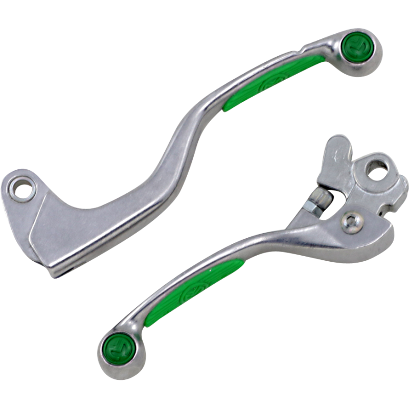 M557-23-60 MOOSE-RACING COMP LEVER SET KX/KXF/RM/RMZ GREEN COMP LEVER SET KX/KXF/RM/RMZ GREEN CLUTCH & BRAKE LEVER REBUILD KITS-PARTS 