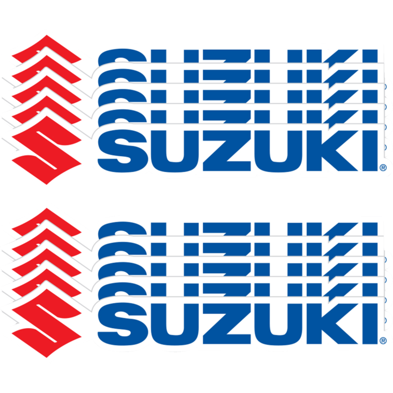 40-40-107 DCOR-VISUALS DCOR 6" SUZ DECAL 10PK DCOR 6" SUZ DECAL 10PK STICKERS-DECALS 