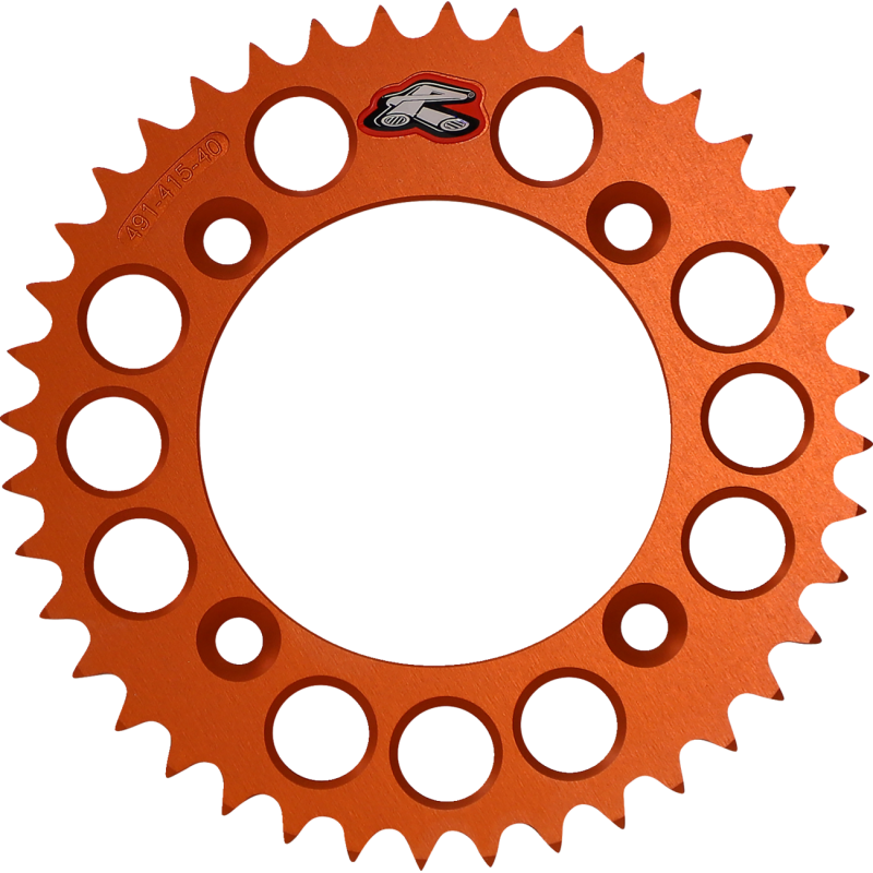 491--415-36P-OR RENTHAL RENTHAL SPROCKET 491--415-36P ORANGE RENTHAL SPROCKET 491--415-36P ORANGE REAR SPROCKETS - ALUMINIUM/ALLOY 