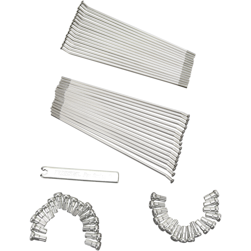 XS8-51197 EXCEL EXCEL SPOKE SET 8 GAUGE 36 PCS EXCEL SPOKE SET 8 GAUGE 36 PCS WHEEL SPOKES & NIPPLES 