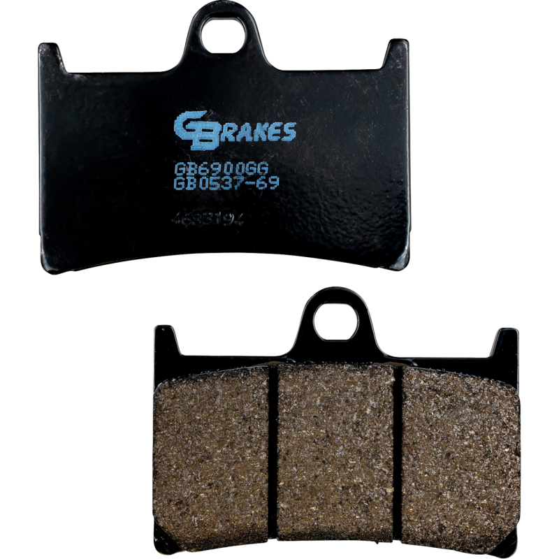 GB0537-69 GBRAKES BRAKE PADS  GB0537-69 SEMI METALLIC BRAKE PADS  GB0537-69 SEMI METALLIC BRAKE PADS - CERAMIC 