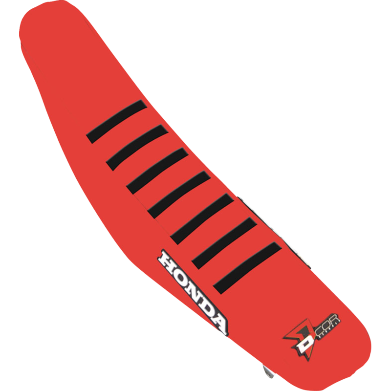 30-10-505 DCOR-VISUALS SEAT COVER HONDA CRF250-450 RED /BLACK RIBS SEAT COVER HONDA CRF250-450 RED /BLACK RIBS Seat Covers 