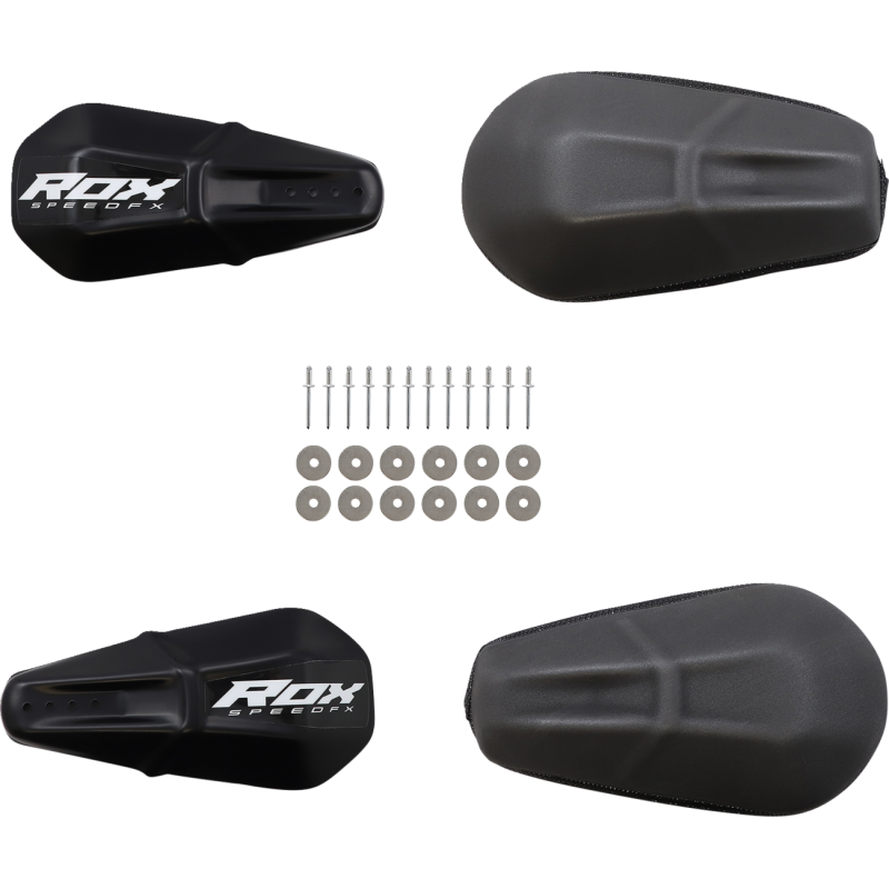 FT-HG-MINIPROTEC ROX-SPEED-FX HANDGUARD ROX PRO-TEC BLK HANDGUARD ROX PRO-TEC BLK HAND GUARDS 