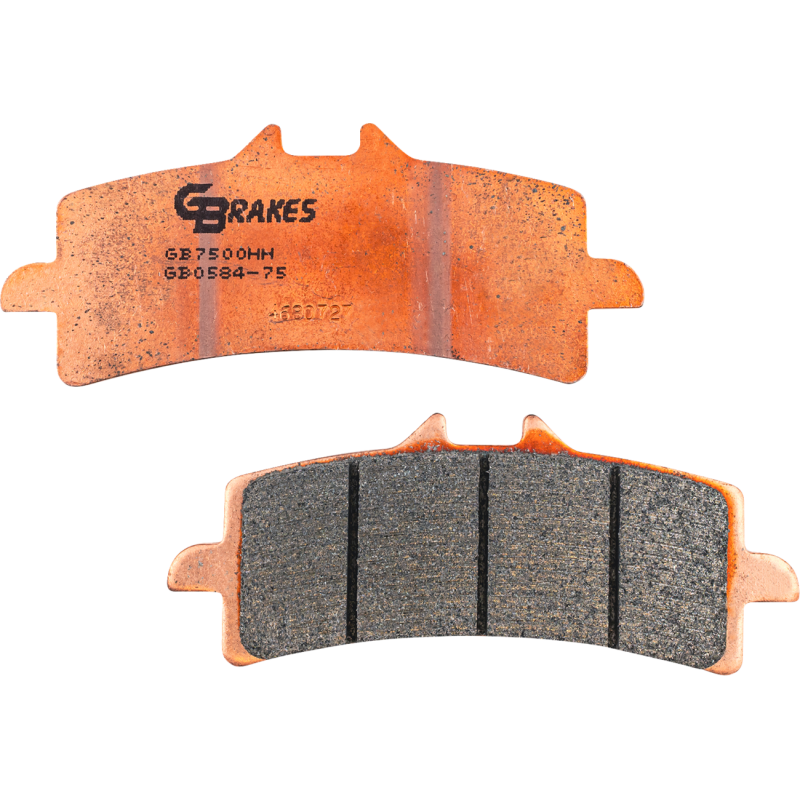 GB0584-75 GBRAKES BRAKE PADS GB0584-75 HH SINTERED CERAMIC BRAKE PADS GB0584-75 HH SINTERED CERAMIC BRAKE PADS - CERAMIC 