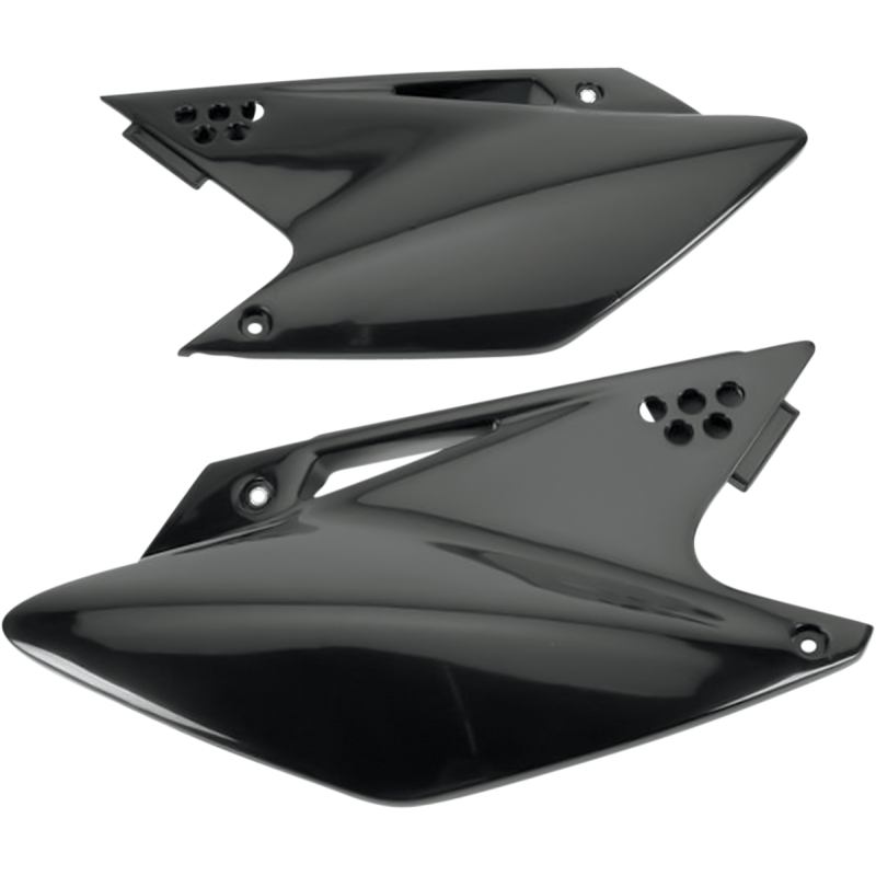 KA03768-001 UFO KX250F 06-08 SIDE PANELS BLACK KX250F 06-08 SIDE PANELS BLACK BODY PANELS-REPLACEMENT TYPE 