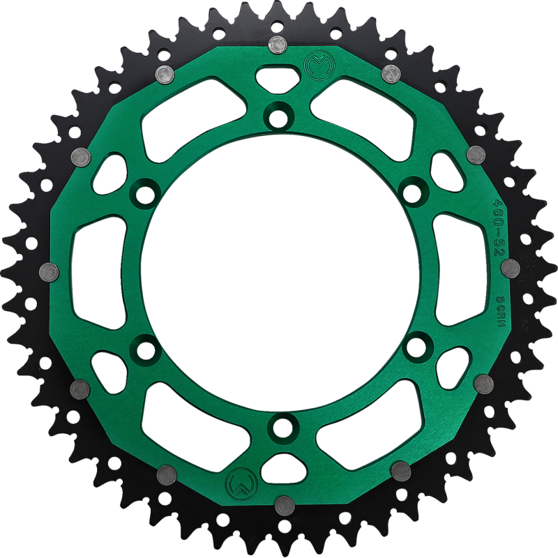 1210-460-52-15X MOOSE-RACING SPROCKET DUAL MSE 52 GN SPROCKET DUAL MSE 52 GN REAR SPROCKETS - STEEL TYPE 