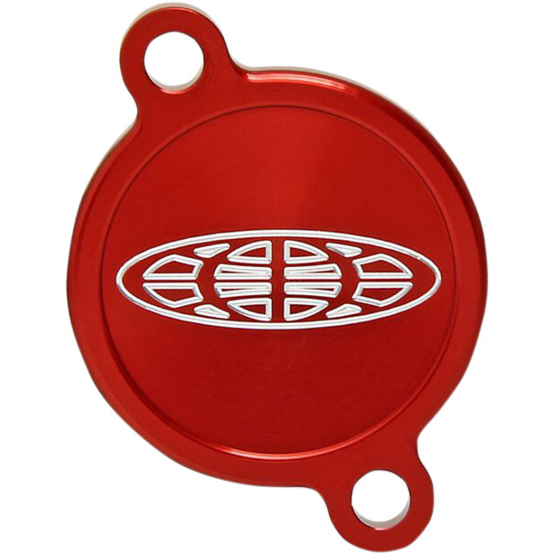 PC4009-0015 PRO-CIRCUIT 16-24 KX450F OIL FILTER COVER RED 16-24 KX450F OIL FILTER COVER RED ENGINE COVERS 