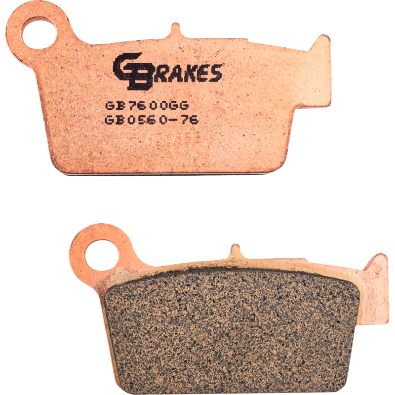 GB0560-76 GBRAKES BRAKE PADS GB0560-76 HH SINTERED BRAKE PADS GB0560-76 HH SINTERED BRAKE PADS - CERAMIC 