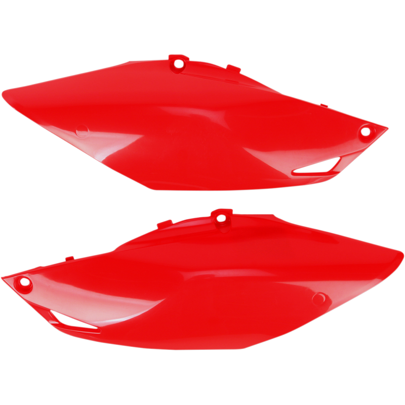 HO04659-070 UFO SIDE PANELS CRF450 2013 CRF RED SIDE PANELS CRF450 2013 CRF RED BODY PANELS-REPLACEMENT TYPE 