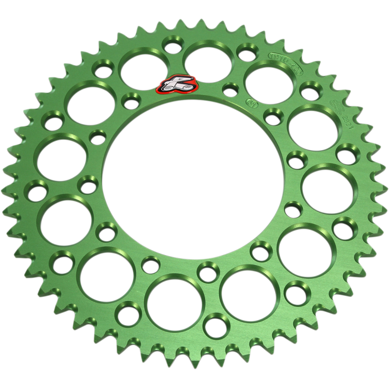 191U-420-51GEGN RENTHAL RENTHAL SPROCKET 191U-420-51 GREEN RENTHAL SPROCKET 191U-420-51 GREEN REAR SPROCKETS - ALUMINIUM/ALLOY 
