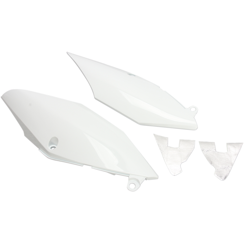 HO04684-041 UFO Side panels CRF450R-RX WHT Side panels CRF450R-RX WHT FENDERS - FOR OFFROAD BIKES 