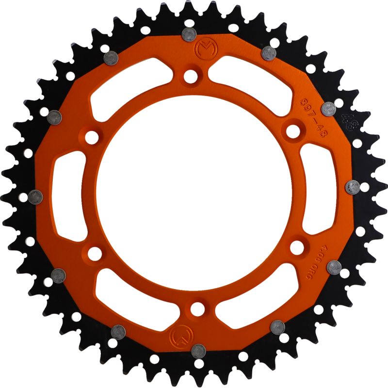 1210-897-48-14X MOOSE-RACING SPROCKET DUAL MSE 48 OR SPROCKET DUAL MSE 48 OR REAR SPROCKETS - STEEL TYPE 
