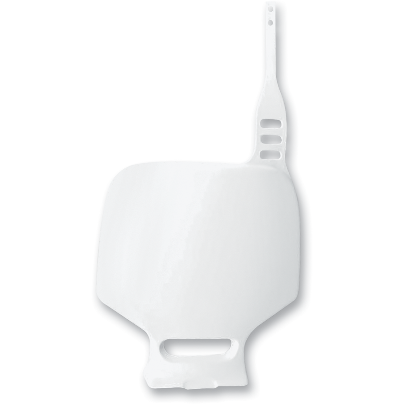 YA02874-046 UFO YZ80/85 93-08 FRONT # PLATE YZ 91WHITE YZ80/85 93-08 FRONT # PLATE YZ 91WHITE BODY PANELS-REPLACEMENT TYPE 