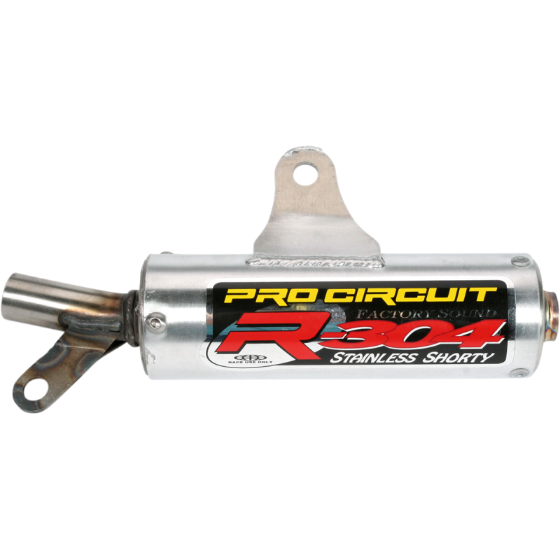 SS89080-R PRO-CIRCUIT 89-23 RM80/85 R304 SHORTY SILENCER 89-23 RM80/85 R304 SHORTY SILENCER MUFFLERS FOR OFFROAD 