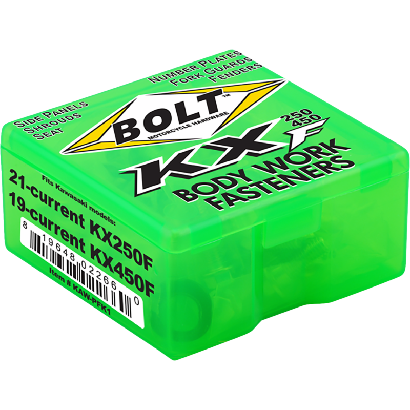KAW-PFK1 BOLT FASTENER KIT BODY FOR KAWASAKI FASTENER KIT BODY FOR KAWASAKI HARDWARE KITS - APPLICATION RELATED 