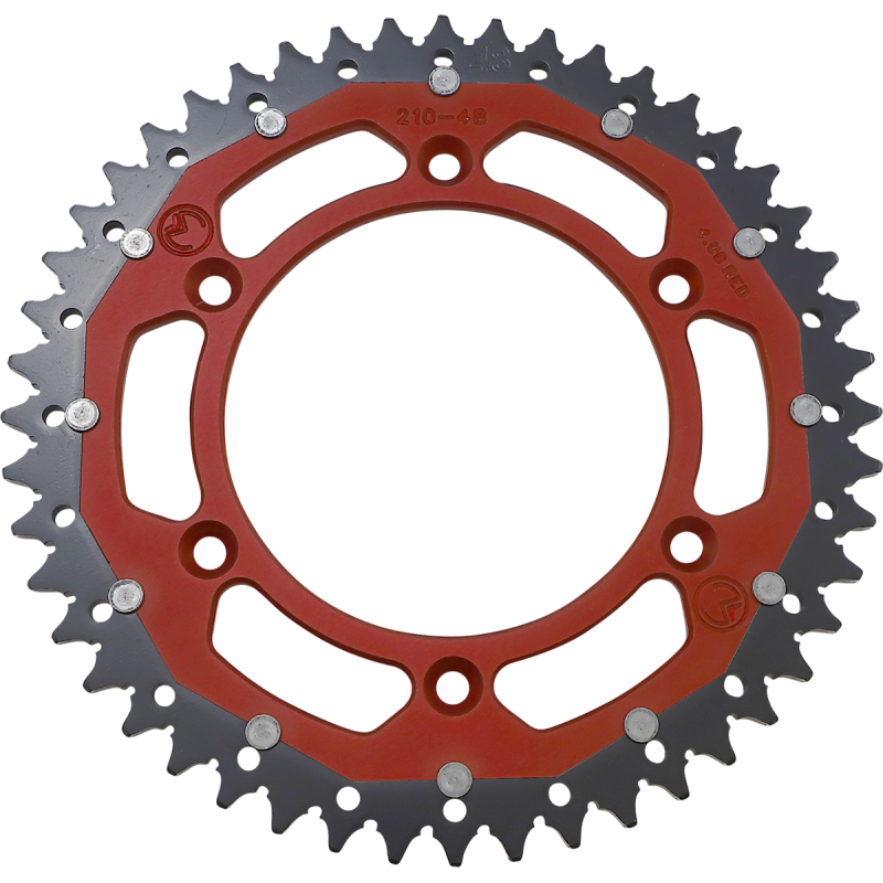 1210-210-48-13X MOOSE-RACING SPROCKET DUAL MSE 48 RD SPROCKET DUAL MSE 48 RD REAR SPROCKETS - STEEL TYPE 