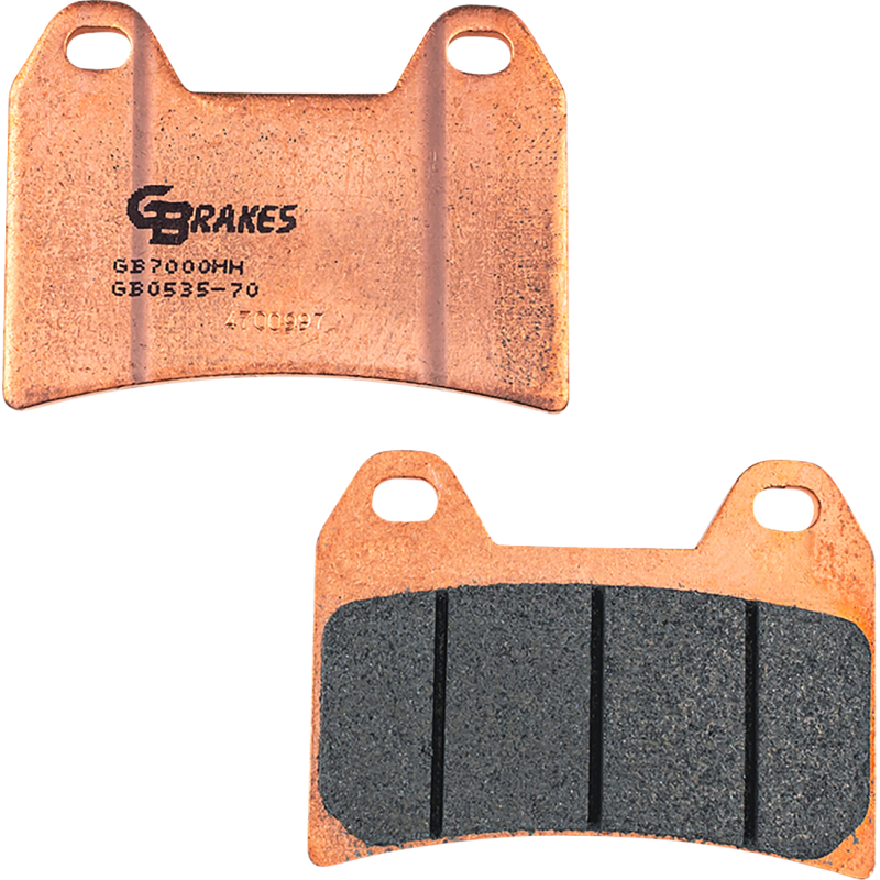 GB0535-70 GBRAKES BRAKE PADS GB0535-70 HH SINTERED BRAKE PADS GB0535-70 HH SINTERED BRAKE PADS - CERAMIC 