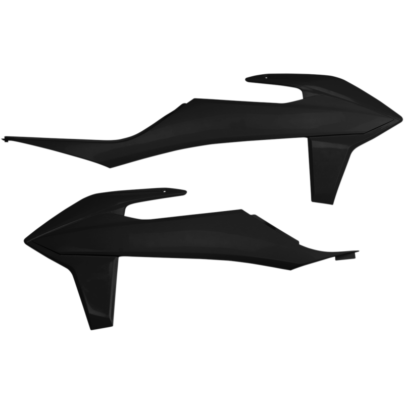 KT04092-001 UFO RAD COVERS SX/SXF BLACK RAD COVERS SX/SXF BLACK BODY PANELS-REPLACEMENT TYPE 