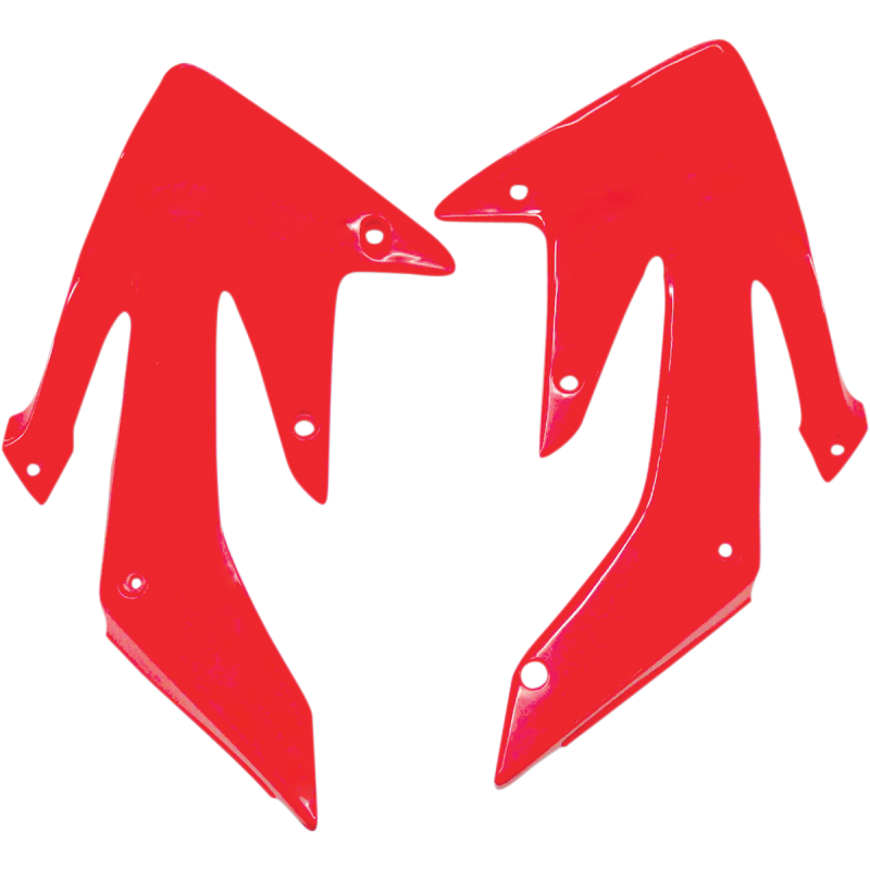 HO03634-070 UFO CRF250R/X 04-13 RAD COVERS CR 00RED CRF250R/X 04-13 RAD COVERS CR 00RED BODY PANELS-REPLACEMENT TYPE 