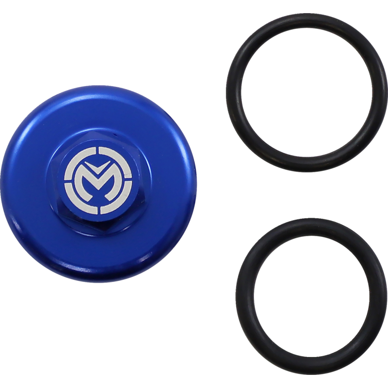 0950-0968 MOOSE-RACING MOOSE OIL FILLER CAP BLUE MOOSE OIL FILLER CAP BLUE MISCELLANEOUS ENGINE PARTS 