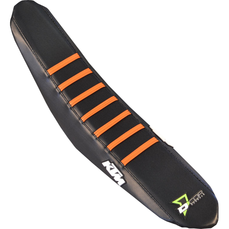 30-30-103 DCOR-VISUALS SEAT COVER BLACK/ORANGE RIBS - KTM SX85 SEAT COVER BLACK/ORANGE RIBS - KTM SX85 Seat Covers 