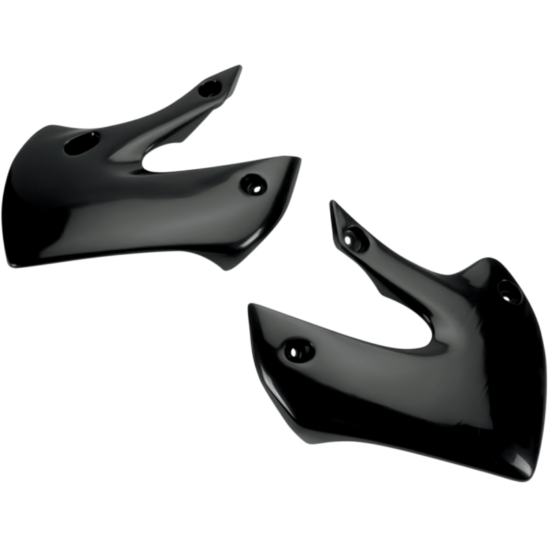KA03733-001 UFO KX65/KLX110 01-13/01-09 RAD COVERS BLACK KX65/KLX110 01-13/01-09 RAD COVERS BLACK BODY PANELS-REPLACEMENT TYPE 