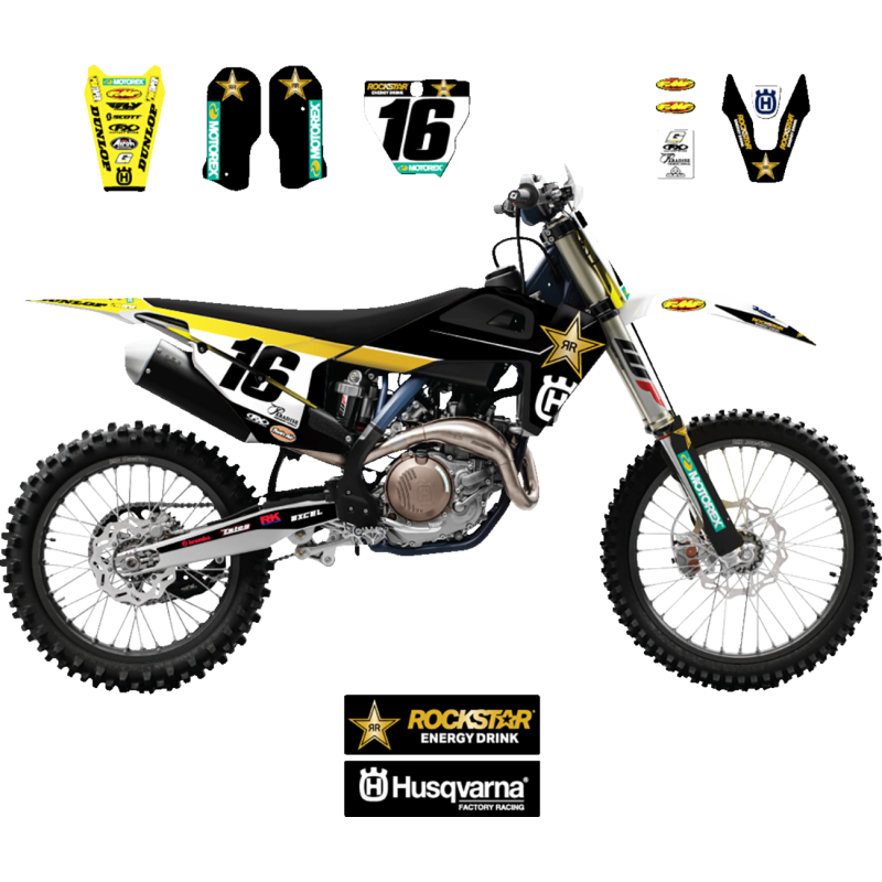 25-09630 FACTORY-EFFEX GRAPHKIT HUSQ TC/FC FE/TE GRAPHKIT HUSQ TC/FC FE/TE OFFROAD GRAPHICS 