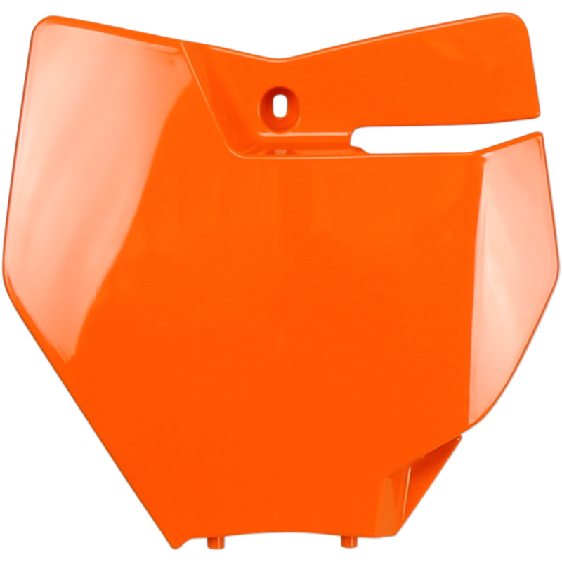 KT04063-127 UFO Front number plate SX-SXF ORANGE(2016) Front number plate SX-SXF ORANGE(2016) BODY PANELS-REPLACEMENT TYPE 
