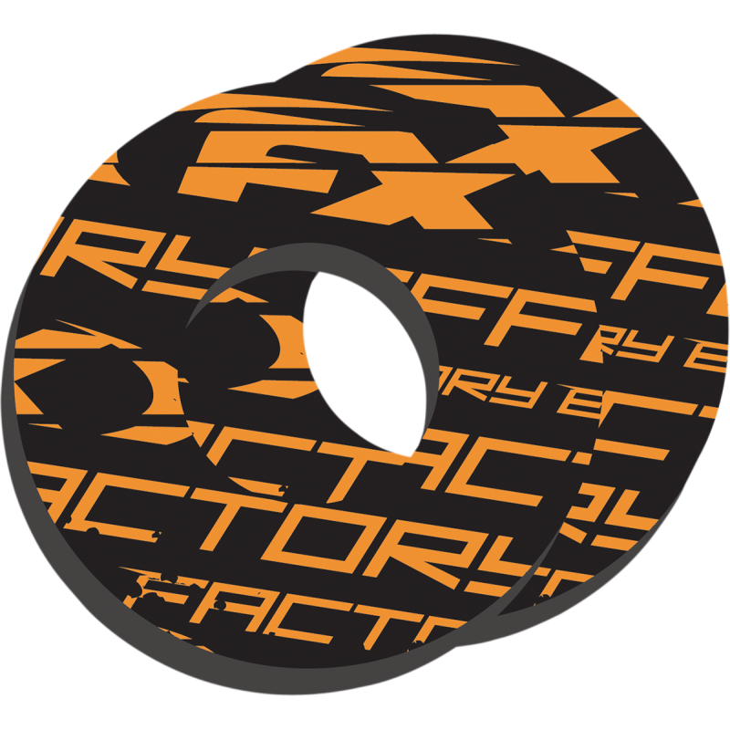 12-67500 FACTORY-EFFEX MOTO GRIP DONUTS - ORANGE MOTO GRIP DONUTS - ORANGE HANDLEBAR GRIPS 