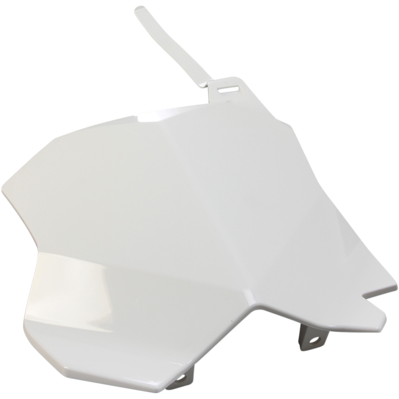 KA04738-047 UFO Front number plate WHT Front number plate WHT FENDERS - FOR OFFROAD BIKES 