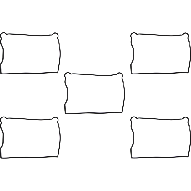 JGI-17355-84-A JAMES-GASKET 84-91 B/T LWR R/CVR RUBBER (5) 84-91 B/T LWR R/CVR RUBBER (5) GASKETS & KITS 