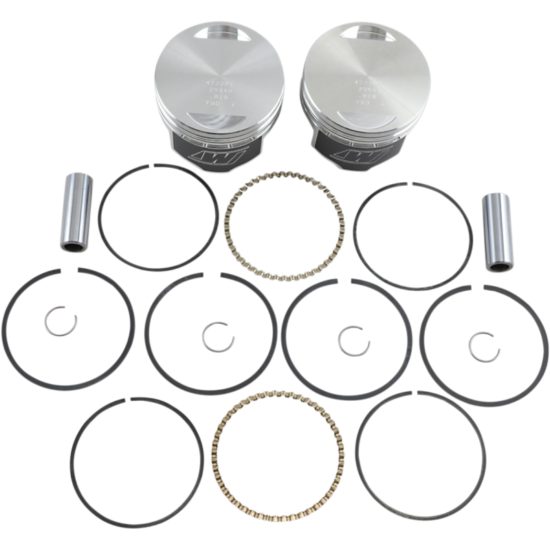K1641 WISECO-PISTON 84-99 EVO B/T .010 PISTON KIT 8.5:1 84-99 EVO B/T .010 PISTON KIT 8.5:1 ENGINE REBUILD KITS 