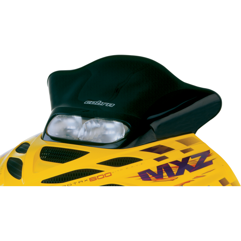 13223 POWERMADDCOBRA W/S ZX LOW S/BLK NO GRAPH W/S ZX LOW S/BLK NO GRAPH WINDSHIELD-SNOWMOBILE TYPE 