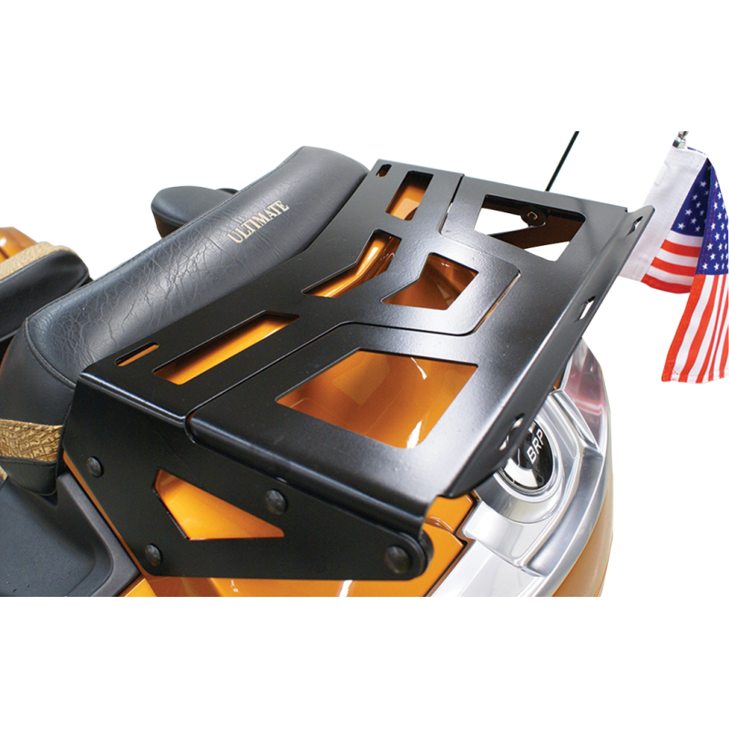 CA040BK RIVCO-PRODUCTS LUGGAGE RACK SPYDER BLK LUGGAGE RACK SPYDER BLK LUGGAGE RACKS - MOTORCYCLE 