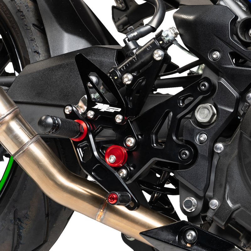 51801-2500 HOT-BODIES MGP Rearset - Black - Kawasaki MGP Rearset - Black - Kawasaki REARSETS-MOTORCYCLE 