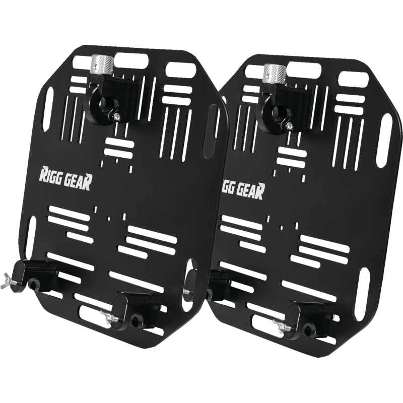 RG-QRP NELSON-RIGG RIGG GEAR QUICK RELEASE SADDLEBAG PLATES RIGG GEAR QUICK RELEASE SADDLEBAG PLATES Brackets Mounting Kit And Plates 