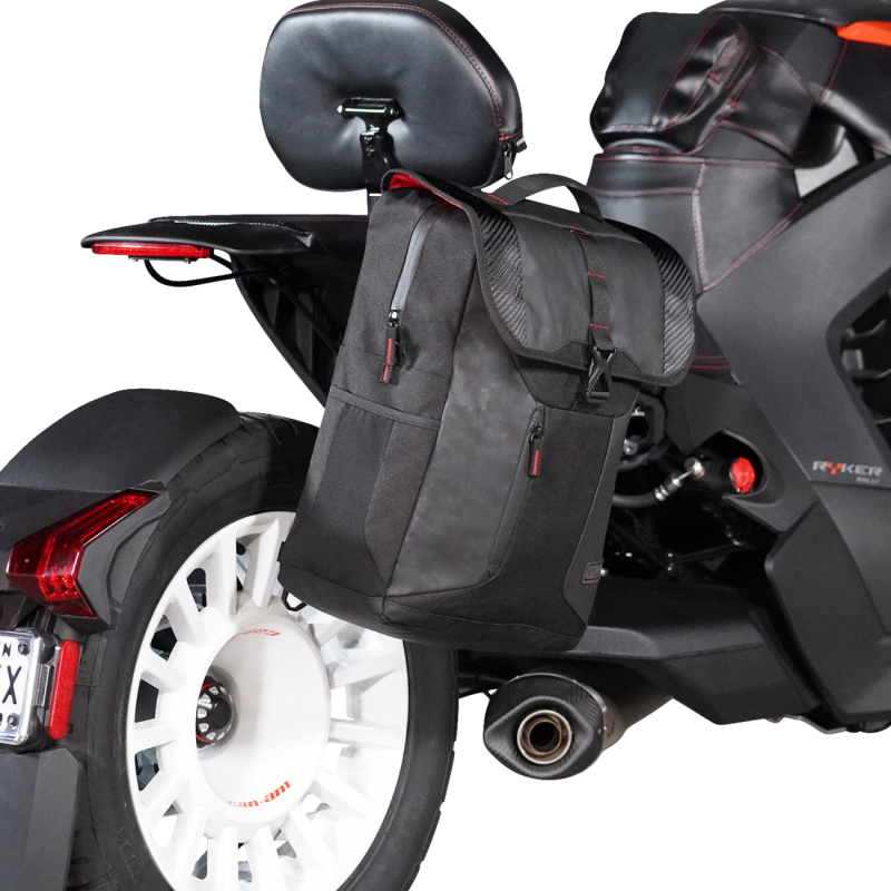 H40-406BK SHOW-CHROME BAG LEVITATE ALL RYKER MODELS BAG LEVITATE ALL RYKER MODELS BACKPACKS 