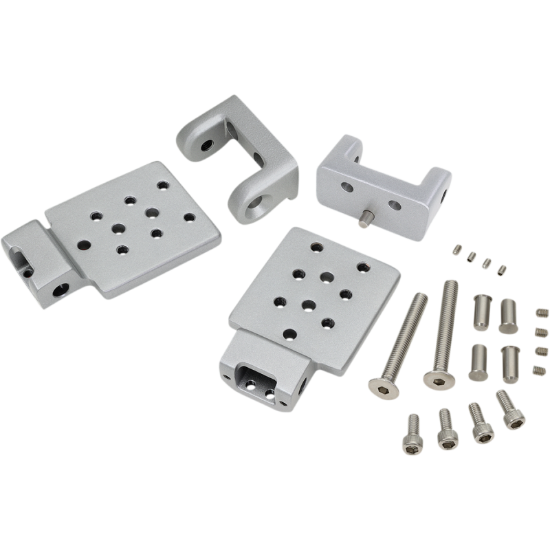 52-961E SHOW-CHROME PASSENGER BOARD RISER SET PASSENGER BOARD RISER SET FLOORBOARDS & PARTS 