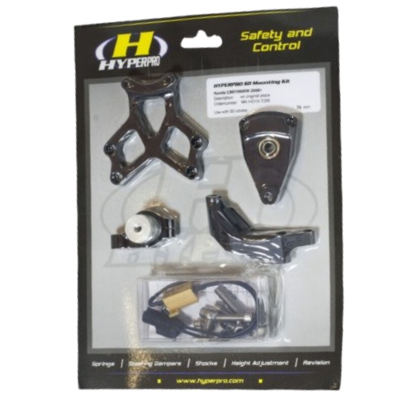 MK-YA09-B002-B HYPERPRO 2024 MT-09 DAMPER MOUNT KIT BLACK 2024 MT-09 DAMPER MOUNT KIT BLACK FORK DAMPERS & PARTS 