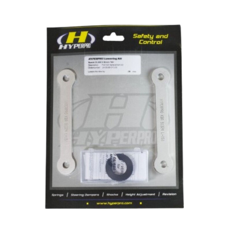 LK-SU04-001-40 HYPERPRO 00-24 DR-Z400S LWRG LINK KIT 40MM 00-24 DR-Z400S LWRG LINK KIT 40MM REAR WHEEL LOWERING-LIFT KITS 