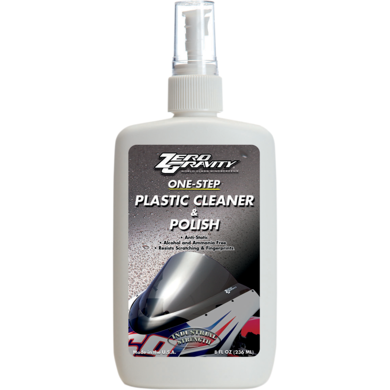 33-201 ZERO-GRAVITY Plastic Cleaner&Polish  ZG - 8Z Plastic Cleaner&Polish  ZG - 8Z CLEANERS-DEGREASERS 
