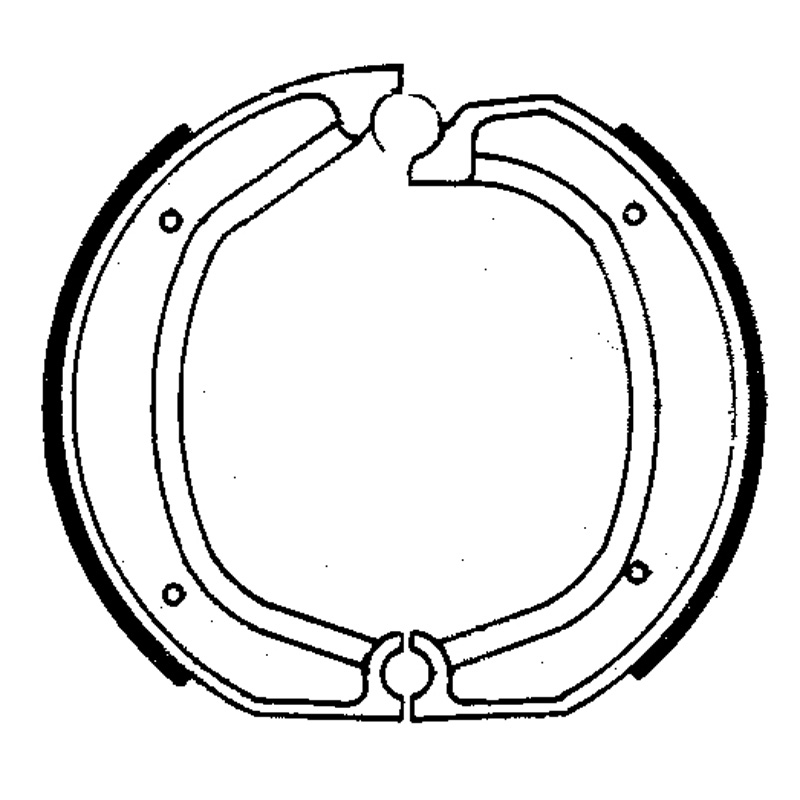 860-1 860 EBC B.S.EBC860 BMW.  BRAKE SHOES - 860 REAR