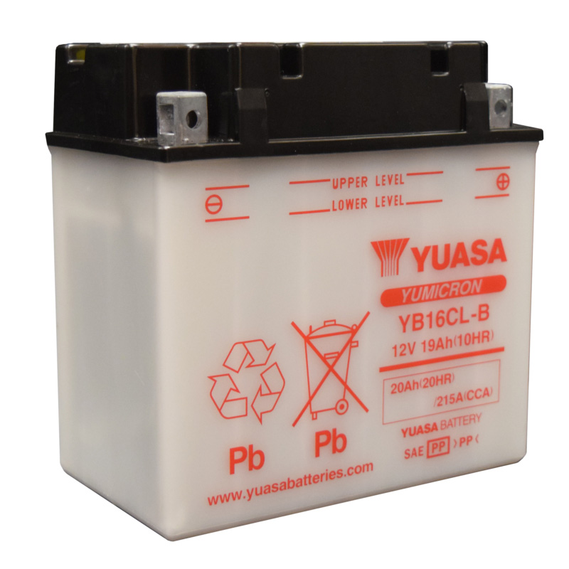 YUAM2S6CL-1 YUAM2S6CL YUASA YB16CL-B     YUASA U.S.A. YB16CL-B YUMICRON 12V BATTERY