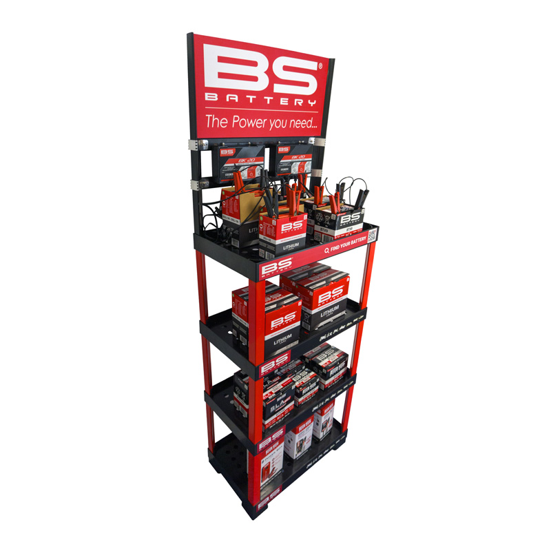 900075-1 900075 BS_BATTERY BS BATTERY 4 SHELVES DISPLAY (660X410X1700MM) BS BATTERY 4 SHELVES DISPLAY (660X410X1700MM)