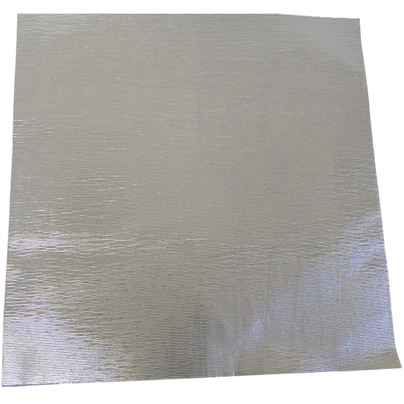 401-1302-1 401-1302 HELIX ALUMINIZED FIBERGLASS HEAT SHIELD W/ADHESIVE ALUMINIZED HEAT SHIELD 18