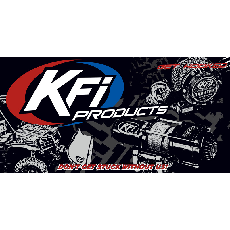 G000020-1 G000020 KFI KFI BANNER 4' X 2' WITH EYELETS KFI BANNER 4' X 2' WITH EYELETS