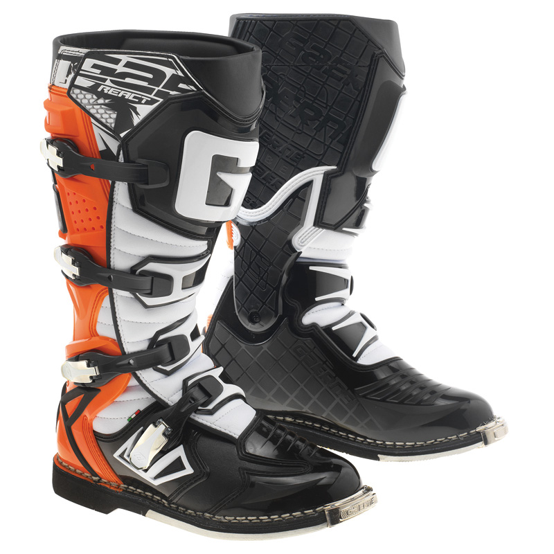 2180-008-13 GAERNE G-REACT GOODYEAR MX BOOTS - BLACK/ORANGE (13) G-REACT GOODYEAR MX BOOTS - BLACK/ORANGE (13) Boots 